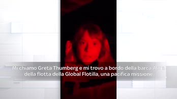 Global Flotilla, appello di Greta Thunberg prima di essere arrestata