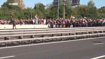 Sciopero pro Gaza, tensioni sulla Tangenziale di Bologna