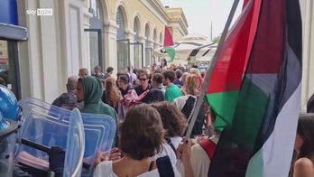 Manifestazione Pro Gaza a Catania: scontri alla stazione