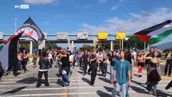 Sciopero pro Gaza, manifestazione Pisa