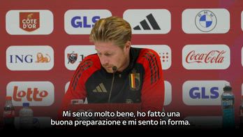 CONF DE BRUYNE DA RITIRO BELGIO SU NAPOLI E CONTE_5857076