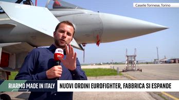 Nuovi ordini di caccia Eurofighter, Sky TG24 nella fabbrica italiana a Torino