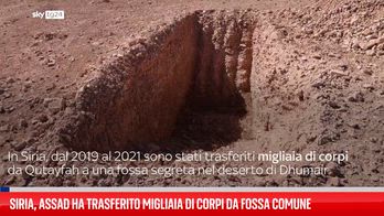 Siria, Assad ha trasferito migliaia di corpi da fossa comune