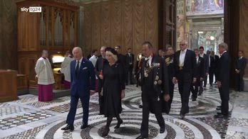 Capella Sistina, l'arrivo di Re Carlo e Camilla