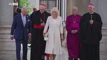 Re Carlo: visita alla Basilica di San Paolo Fuori le Mura