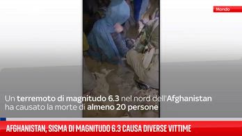 Afghanistan, sisma di magnitudo 6.3 causa diverse vittime