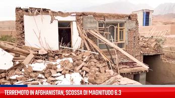 Terremoto in Afghanistan, scossa di magnitudo 6.3