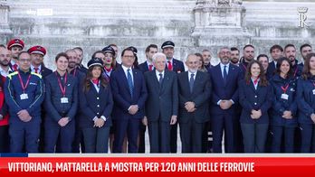 Mattarella visita la mostra per i 120 anni delle Ferrovie dello Stato
