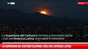 La Superluna del Castoro illumina i cieli del Sud America