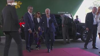 COP30 in Brasile, presidente Lula arriva a BelÃ©m