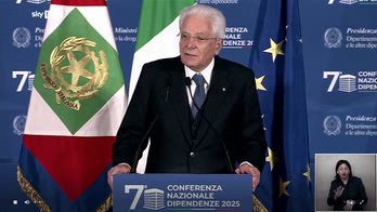 ERROR! Conferenza droghe, Mattarella: "Serve impegno consapevole e costante"