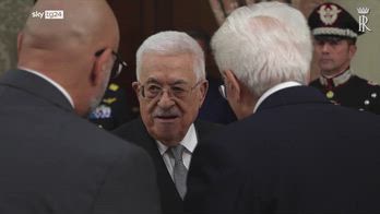Quirinale, Mattarella riceve presidente Palestina Abu Mazen