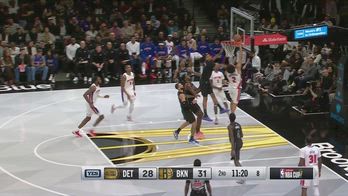 NBA, 34 punti di Cade Cunningham contro Brooklyn