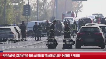 Bergamo, scontro tra auto in tangenziale: morti e feriti
