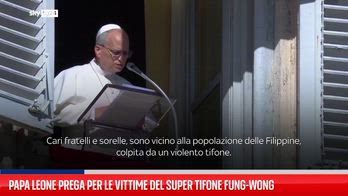 Papa Leone prega per le vittime del tifone nelle Filippine