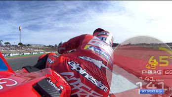 SKY TECH CADUTA BAGNAIA