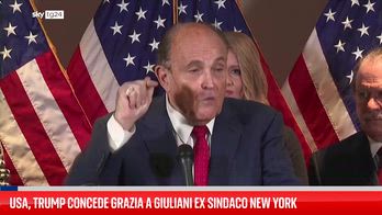 Usa, Trump concede grazia a Giuliani ex sindaco New York