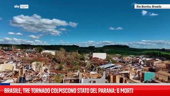 Brasile, tre tornado in stato del parana