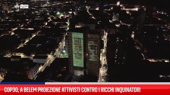 COP30, a Belém proiezione attivisti contro i "ricchi inquinatori"