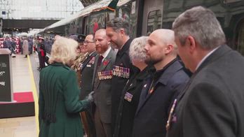Londra, Regina Camilla alla cerimonia dell'Armistice Day