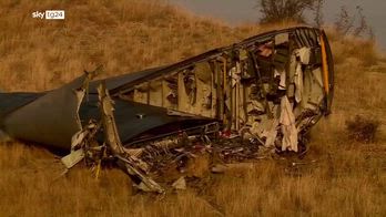 Aereo militare turco precipita in Georgia, 20 militari a bordo