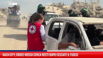 Croce Rossa e Hamas a Gaza per cercare resti ostaggi israeliani