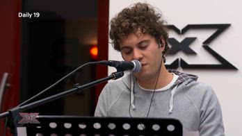 Daily X Factor 2025, PierC studia in sala prove con Gabbani