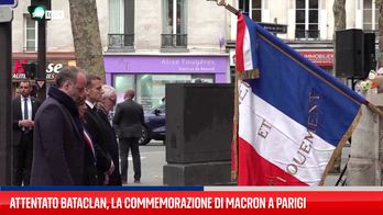 Parigi, Macron commemora vittime del 13 novembre