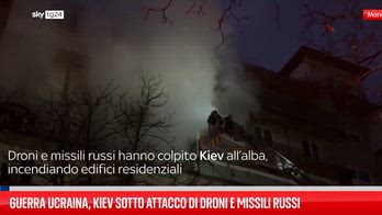 Guerra Ucraina, Kiev sotto attacco di droni e missili russi