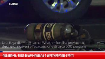 Oklahoma, fuga di ammoniaca a Weatherford: feriti