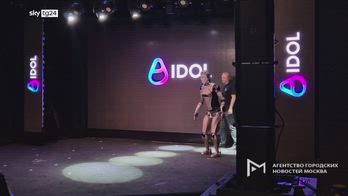 Russia, robot umanoide Aidol cade durante presentazione
