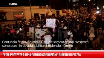 Perù, proteste per riforme contro insicurezza e corruzione