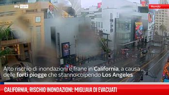 California, rischio inondazioni: migliaia di evacuati