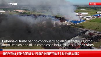 Argentina, esplosione al parco industriale a Buenos Aires