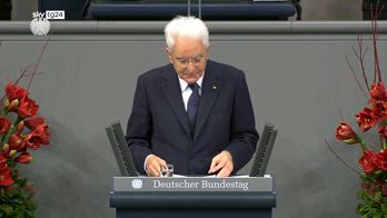 Berlino, il discorso di Mattarella al Bundestag