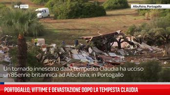 Portogallo, vittime e devastazione dopo la tempesta Claudia