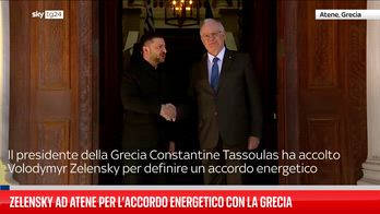 Zelensky ad Atene per l’accordo energetico con la Grecia
