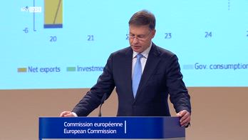 Ue, Dombrovskis: export tiene, ma crescita Ue passa da Ue