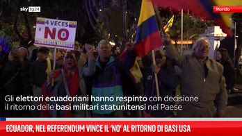 Ecuador, nel referendum vince il ‘no’ al ritorno di basi Usa