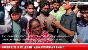 Bangladesh, ex presidente Hasina condannato a morte