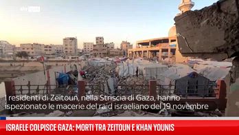 Israele colpisce Gaza: morti tra Zeitoun e Khan Younis