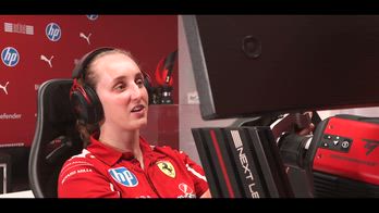 f1 academy mara weug simulatore