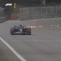 sainz f1 gp las vegas williams scintille video