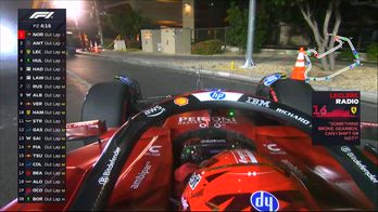 leclerc sbaglia strada