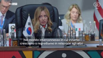 Guerra in Ucraina, Meloni al G20: Italia pronta a lavorare con partner per pace giusta