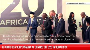 Il piano Usa sull'Ucraina al centro del G20 in Sudafrica