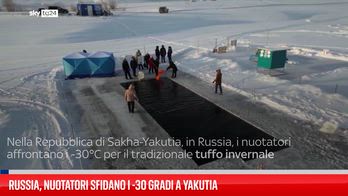 i Nuotatori invernali sfidano i -30°C a Yakutsk, in Russia