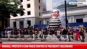 Brasile, proteste a San Paolo contro ex presidente Bolsonaro