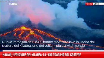 Hawaii, nuova eruzione del vulcano Kilauea: la lava tracima dal cratere