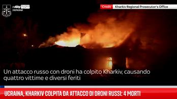 Ucraina, Kharkiv colpita da attacco di droni russi: quattro morti